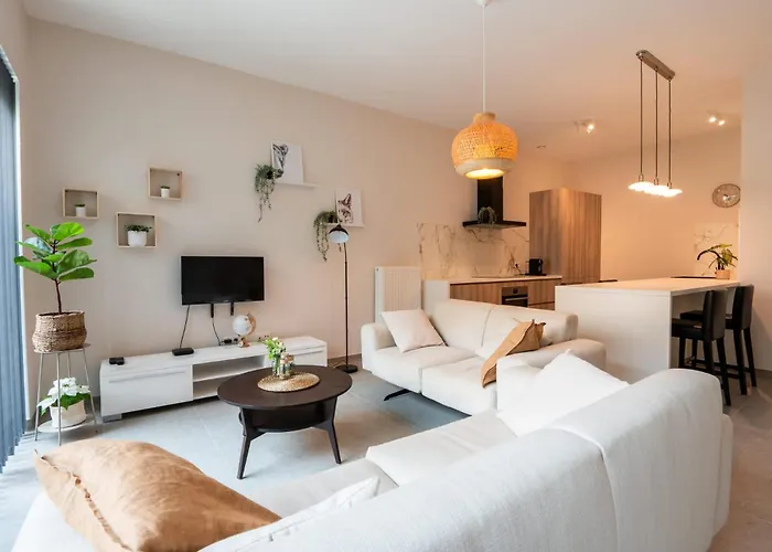 아파트 Brand New With Garden And Parking 오스텐드